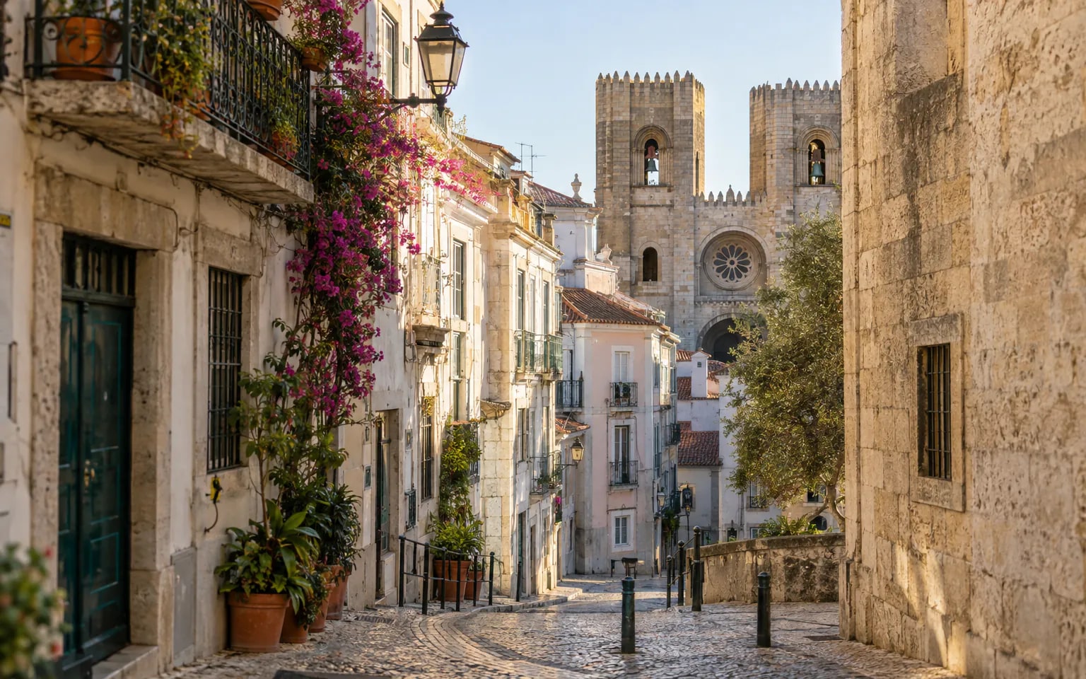 Half Day Lisbon: Alfama lanes and the Lisbon Cathedral surroundings